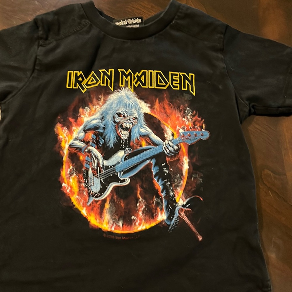 Size 2T-3T Iron Maiden shirt.